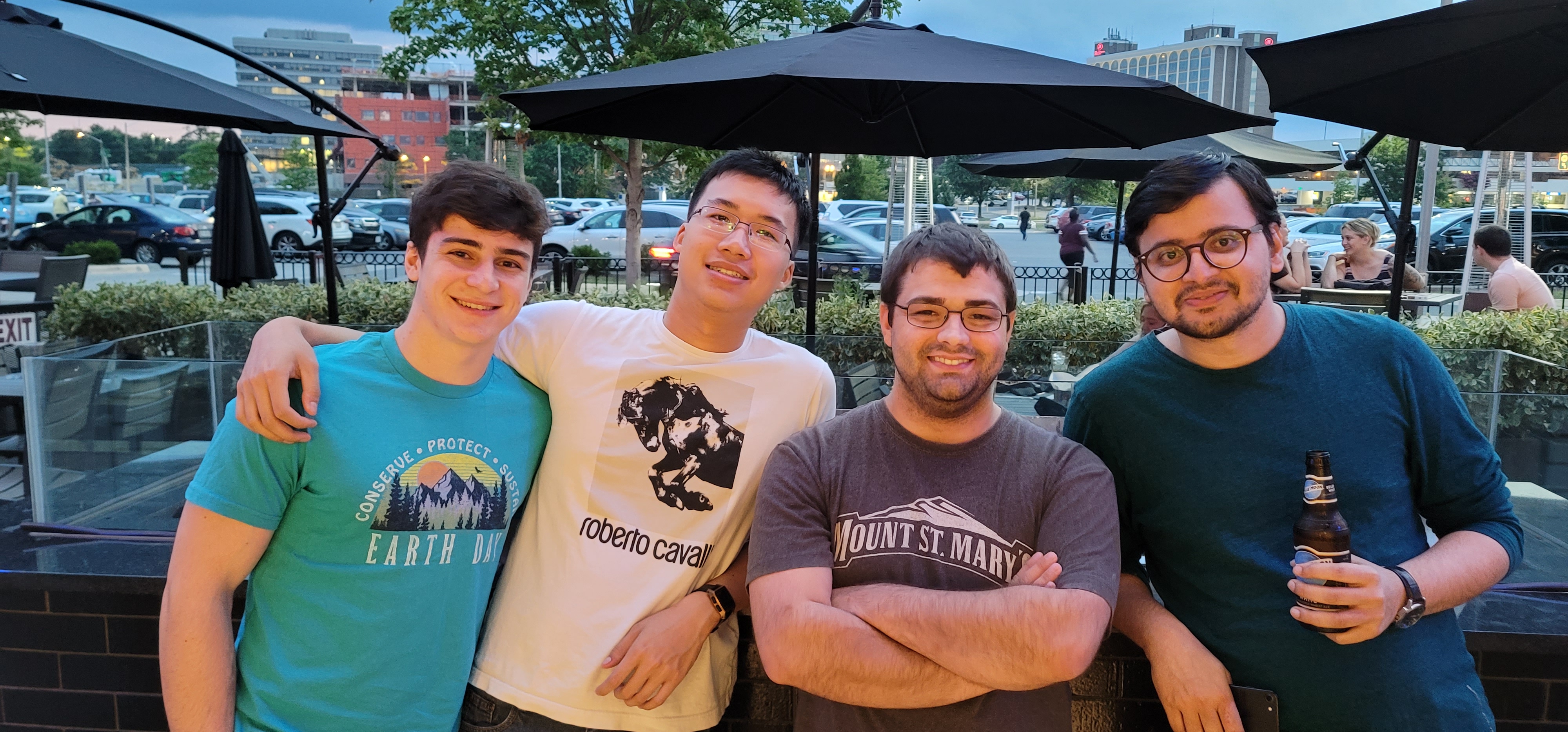 Bryan with the intern squad